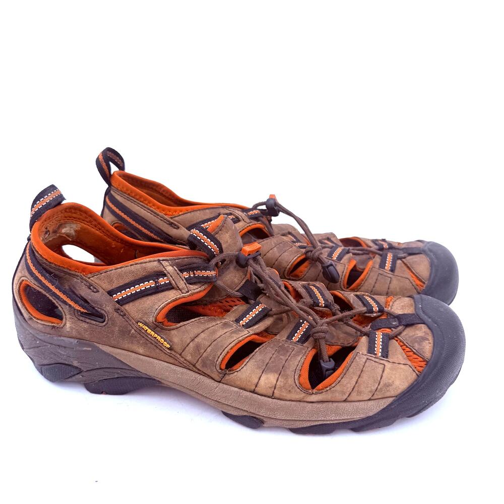 KEEN Men's Brown Leather Arroyo II Sandals Size 11